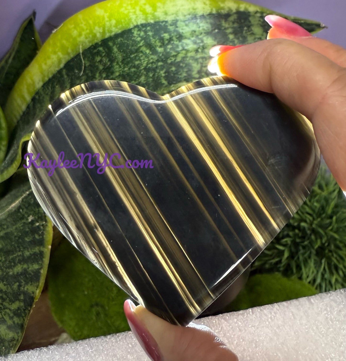 Wholesale Lot 2 lb Natural Ice Obsidian Crystal Heart Healing Energy