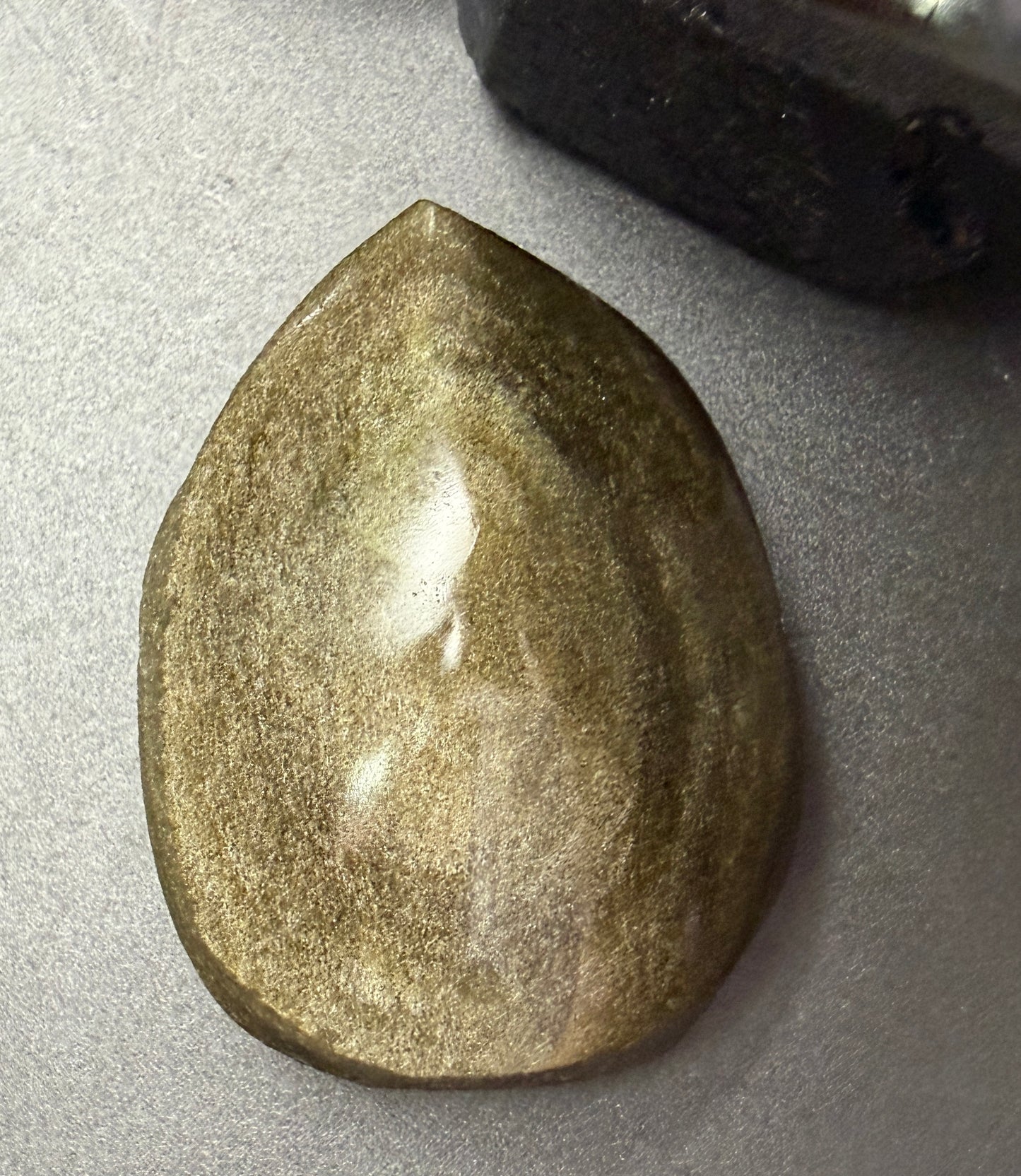 Wholesale Lot 2 Lb Natural Gold Sheen Obsidian Half Polish Crystal Healing Energy