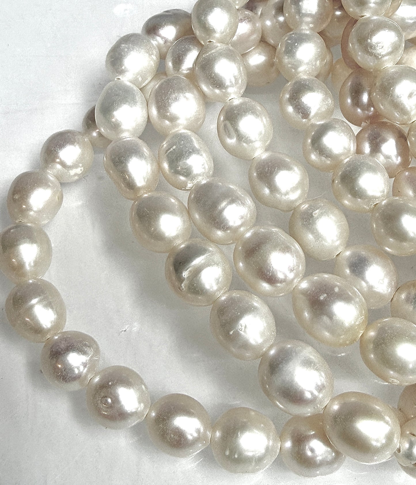 Wholesale 6 Pcs 7mm Natural Freshwater Pearl Healing Stretch Bracelet 7.5"