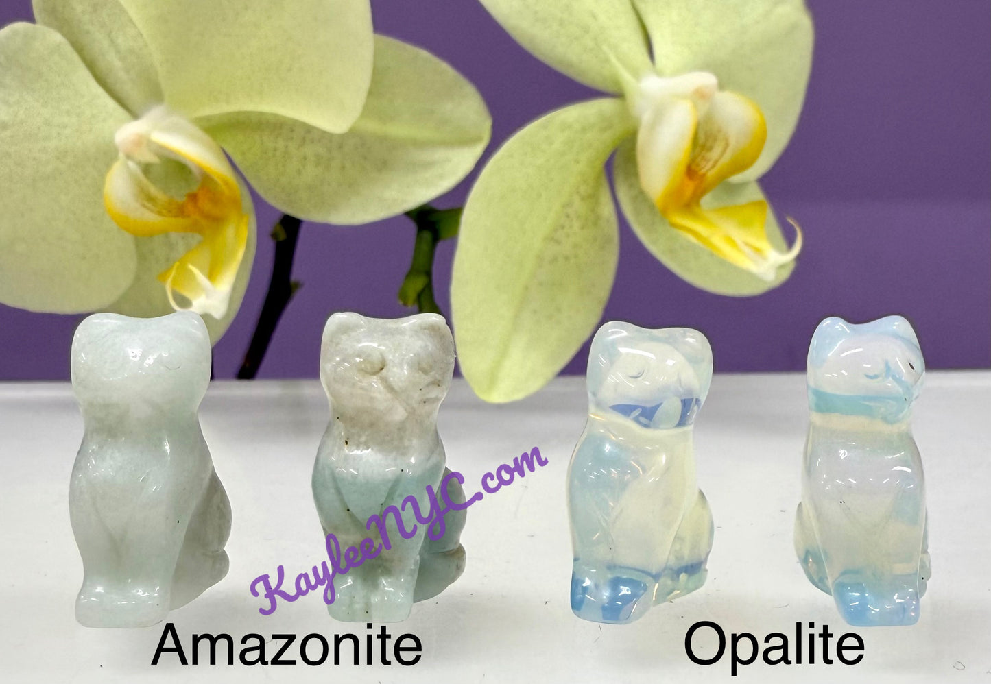 MWholesale Lot 14 PCs Mix Crystals Cat Crystal Healing Energy