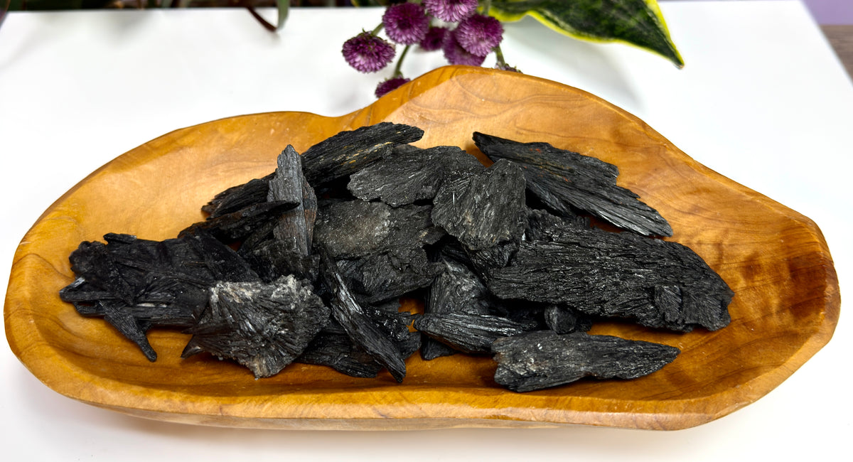 Wholesale Lot 1 Lb Natural Black Kyanite Crystal Healing Energy Nice Quality