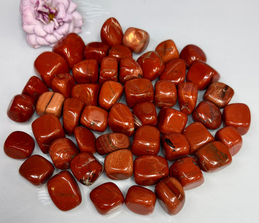 Wholesale Lot 2 Lbs Natural Red Jasper Tumble Healing Energy