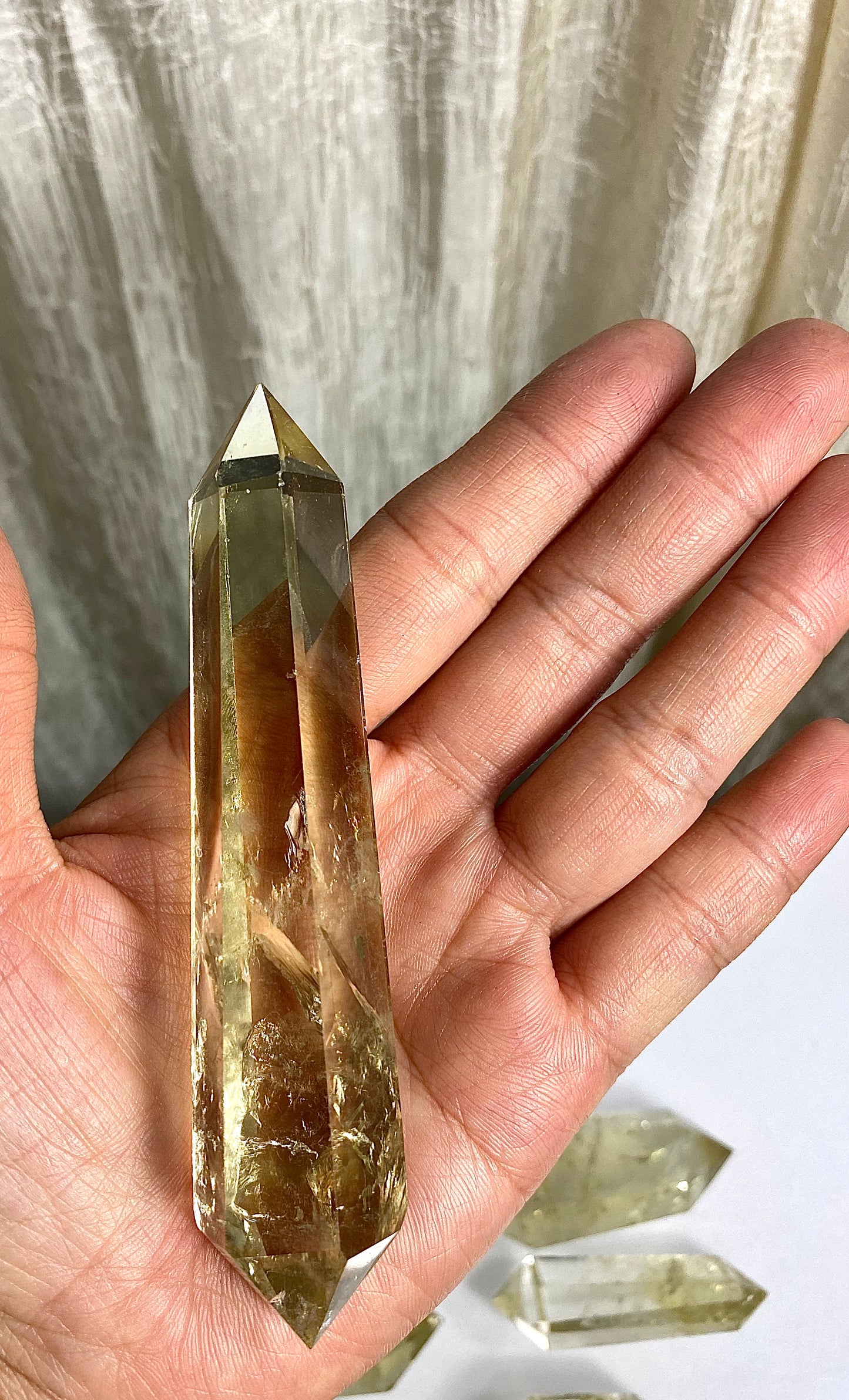 1 lb Citrine Double Terminated Point