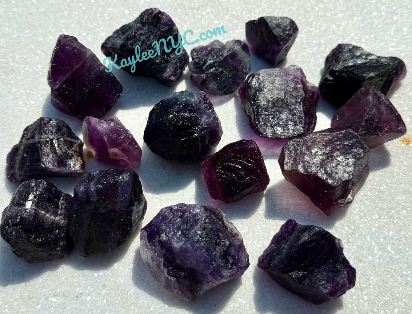 2 lbs Natural Purple Fluorite Crystal Nice Quality