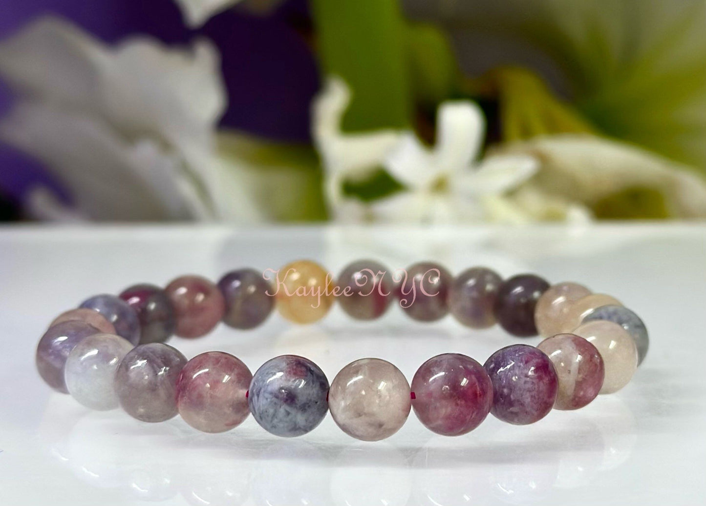 Wholesale 6 Pcs Natural Unicorn Stone Bracelet 8mm 7.5” Healing Energy Crystal