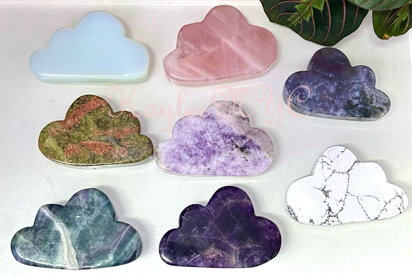 Wholesale lot 8 Pcs Mix Crystal Clouds Healing Energy