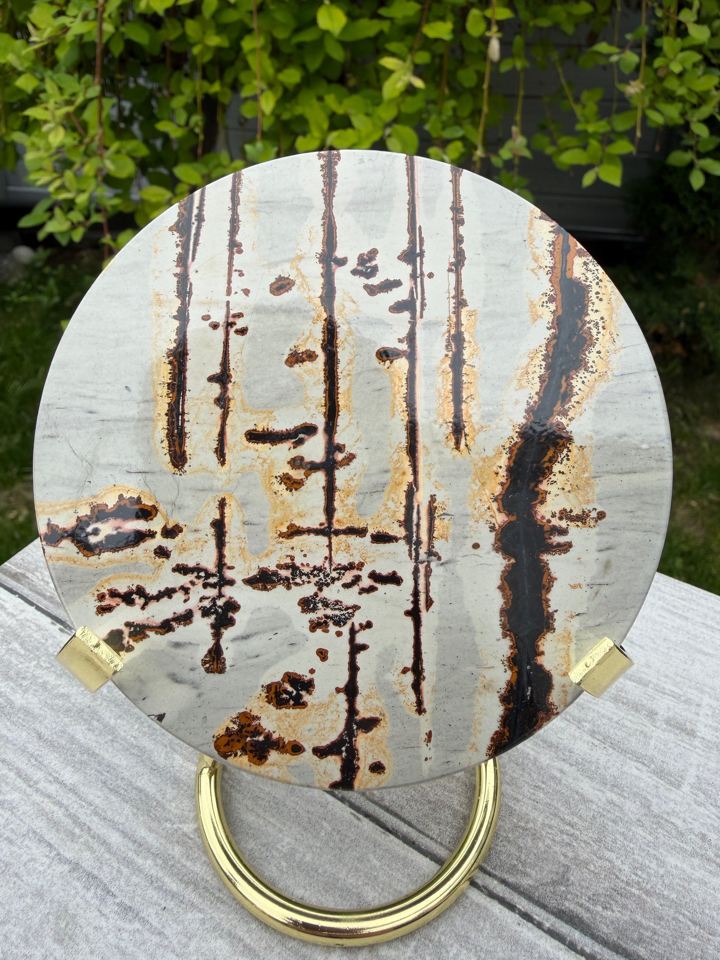 Wholesale Lot 4 pcs Natural Picture Jasper Slab with stand Crystal Healing Energy