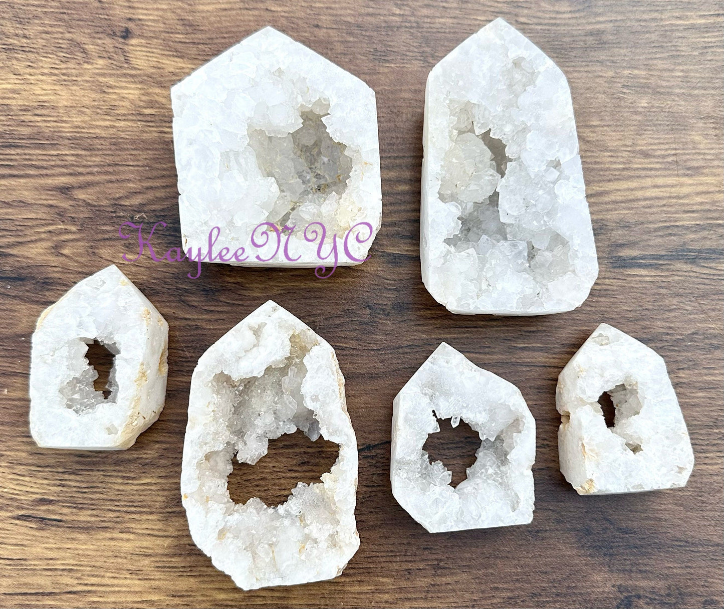 Wholesale Lot 2 Lb Natural White Druzy Quartz Tower Crystal Healing Energy