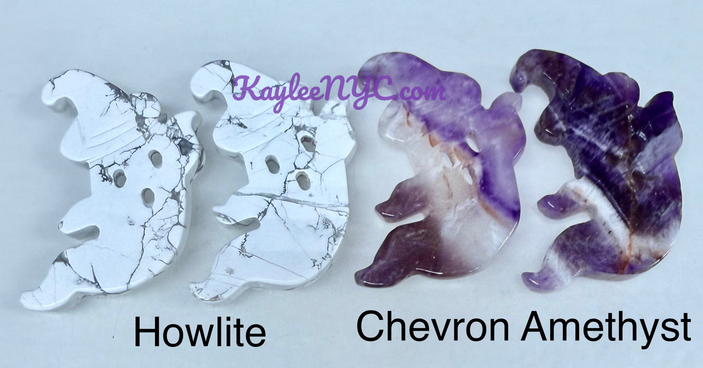 Wholesale Lot 5 PCs Natural Crystals Ghost Healing Energy