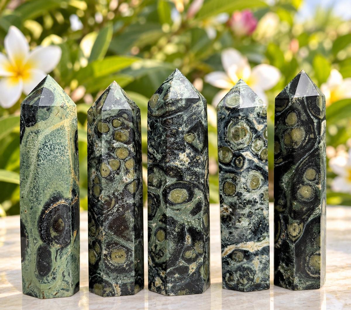 Wholesale Lot 1 Lb Kambaba Jasper Obelisk Tower Point Crystal Natural Energy