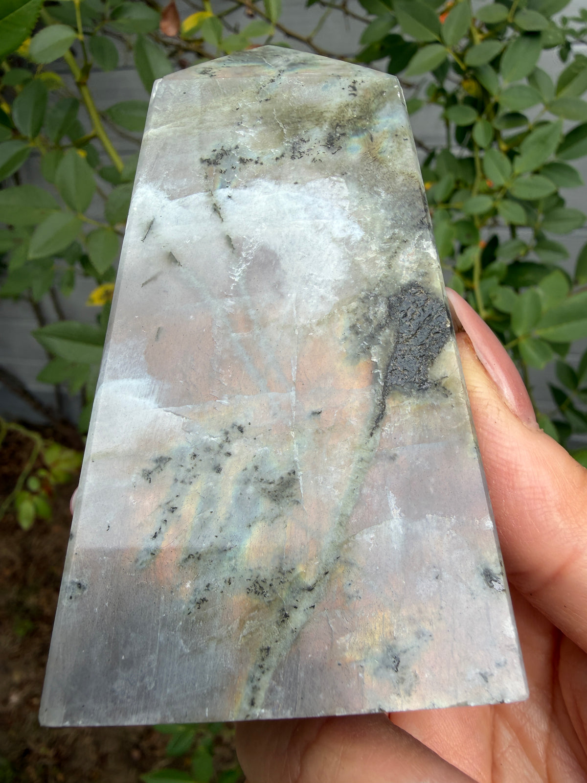 Wholesale Lot 2 lbs Natural Sunset Labradorite obelisk Tower Point Crystal Healing Energy