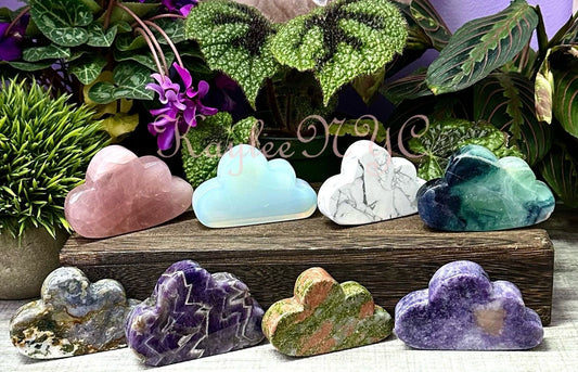 Wholesale lot 8 Pcs Mix Crystal Clouds Healing Energy