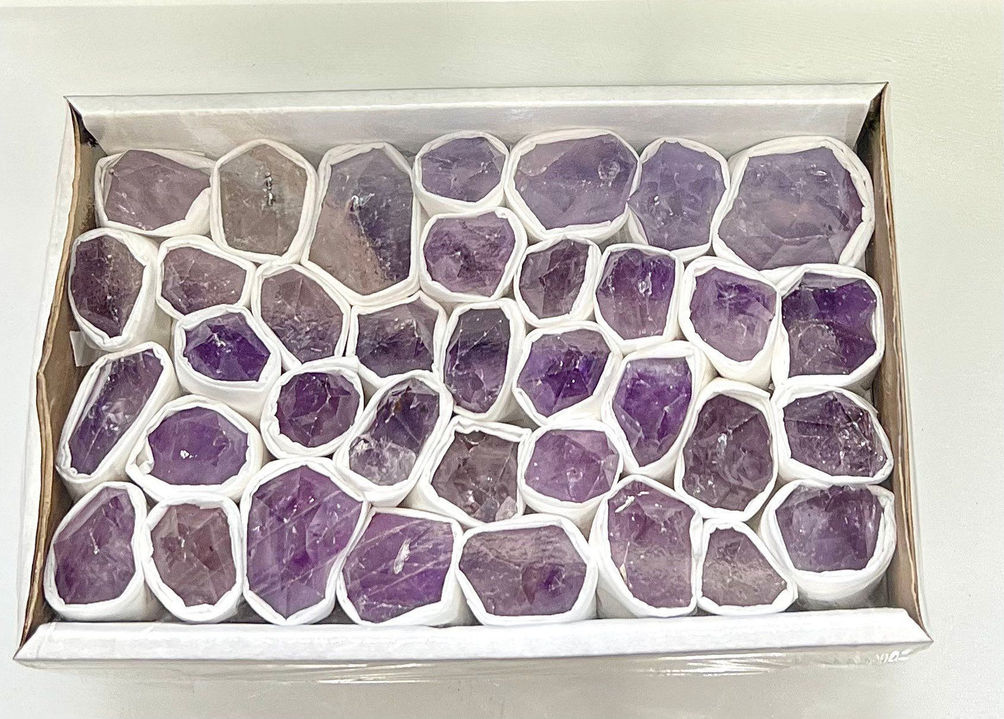 Wholesale Lot 1 box Natural Amethyst Root  Rough point Crystal Nice Quality Healing Energy