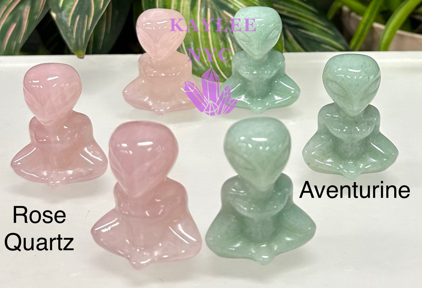 12 PCs 1.5” Natural Crystal Alien