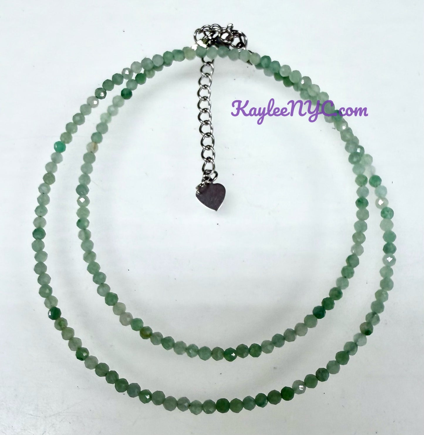 6 PCs 2mm Natural Burma Jade Necklaces