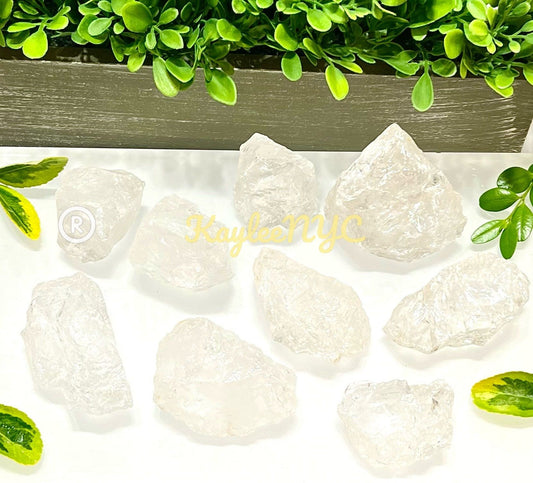 Wholesale Lot 2 lbs Natural Raw Clear Quartz Crystal Nice Quality Healing Energy