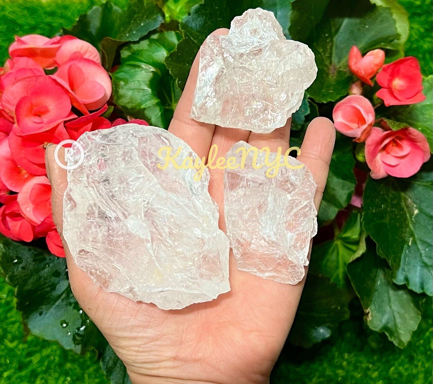 Wholesale Lot 2 lbs Natural Raw Clear Quartz Crystal Nice Quality Healing Energy