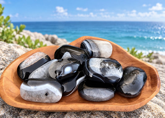 Wholesale 2 Lb Lot Natural Onyx Palm Stones Crystal Energy