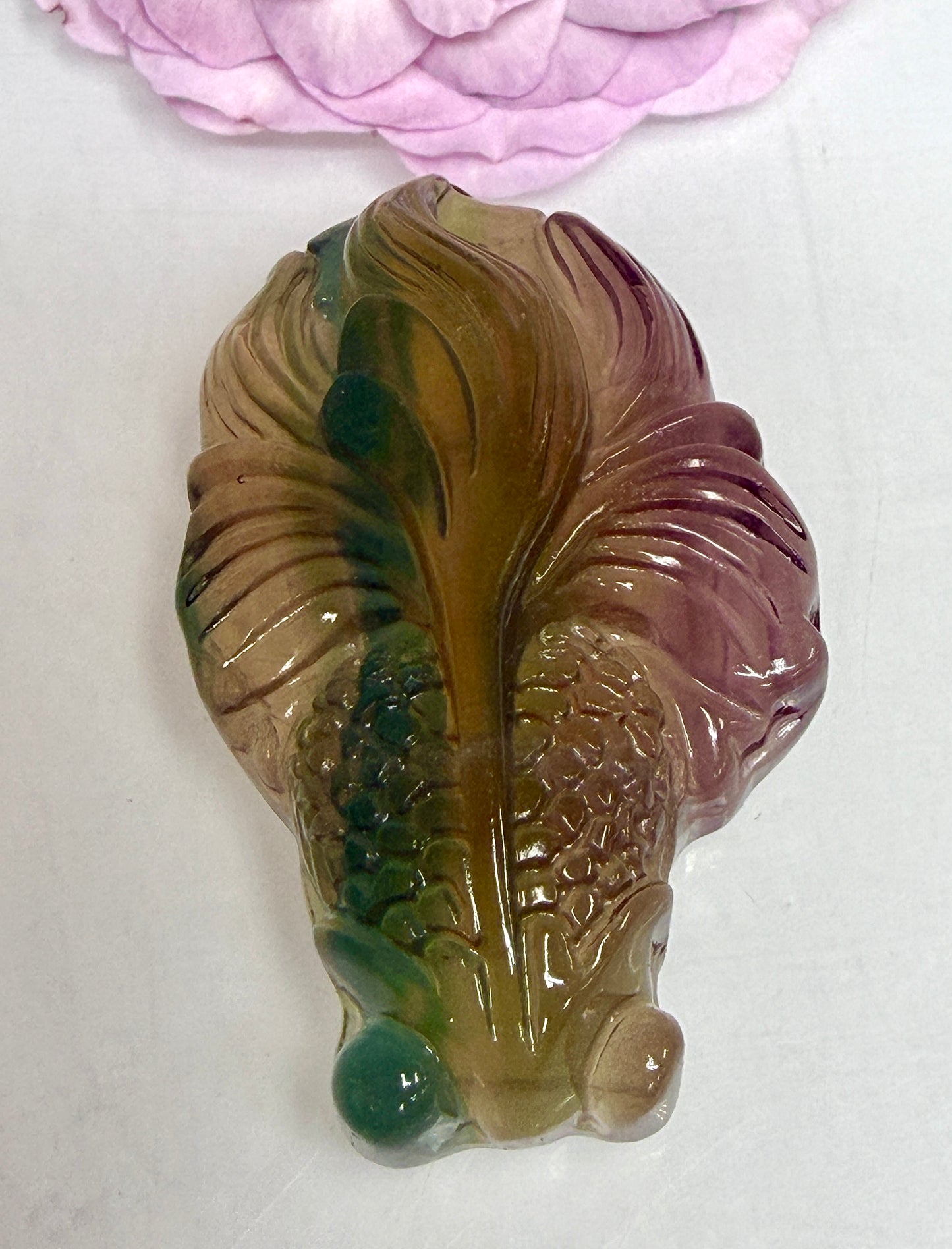 12 PCs 4cm Natural Fluorite Goldfish Carving Crystals Healing Energy