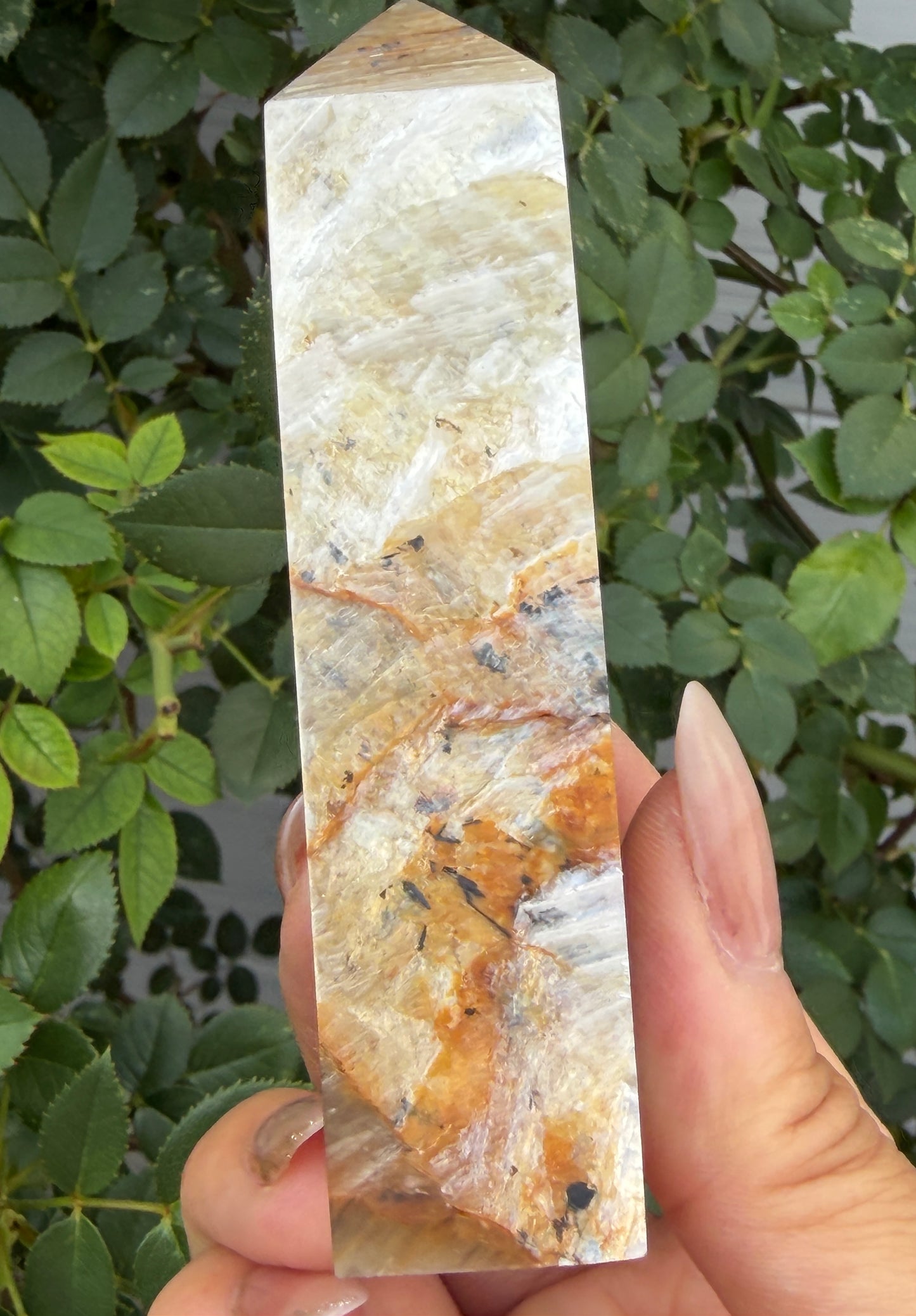 Wholesale Lot 2 lbs Natural Lepidolite Golden Mica Obelisk Tower Point Crystal Energy