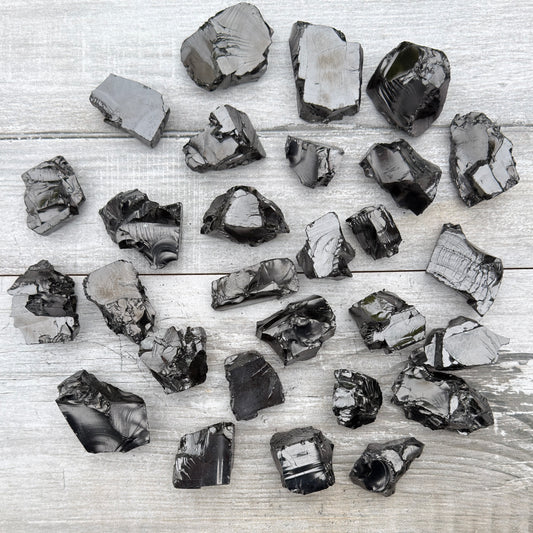 Wholesale Lot 2 lb Natural Elite Shungite (Russia) Raw Crystal Healing Energy