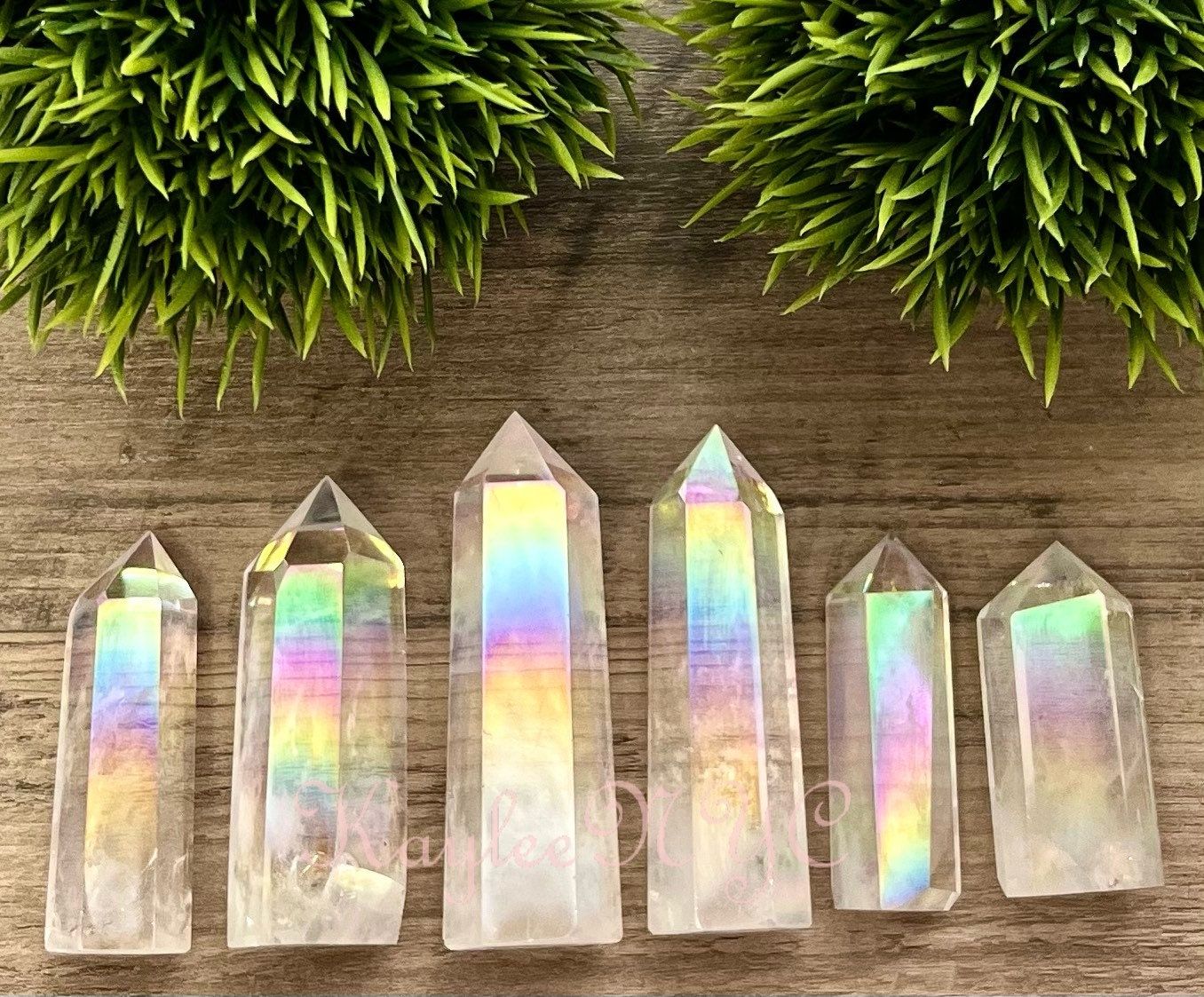 Wholesale Lot 1 Lb Angel Aura Quartz Obelisk Tower Point Crystal Natural Energy