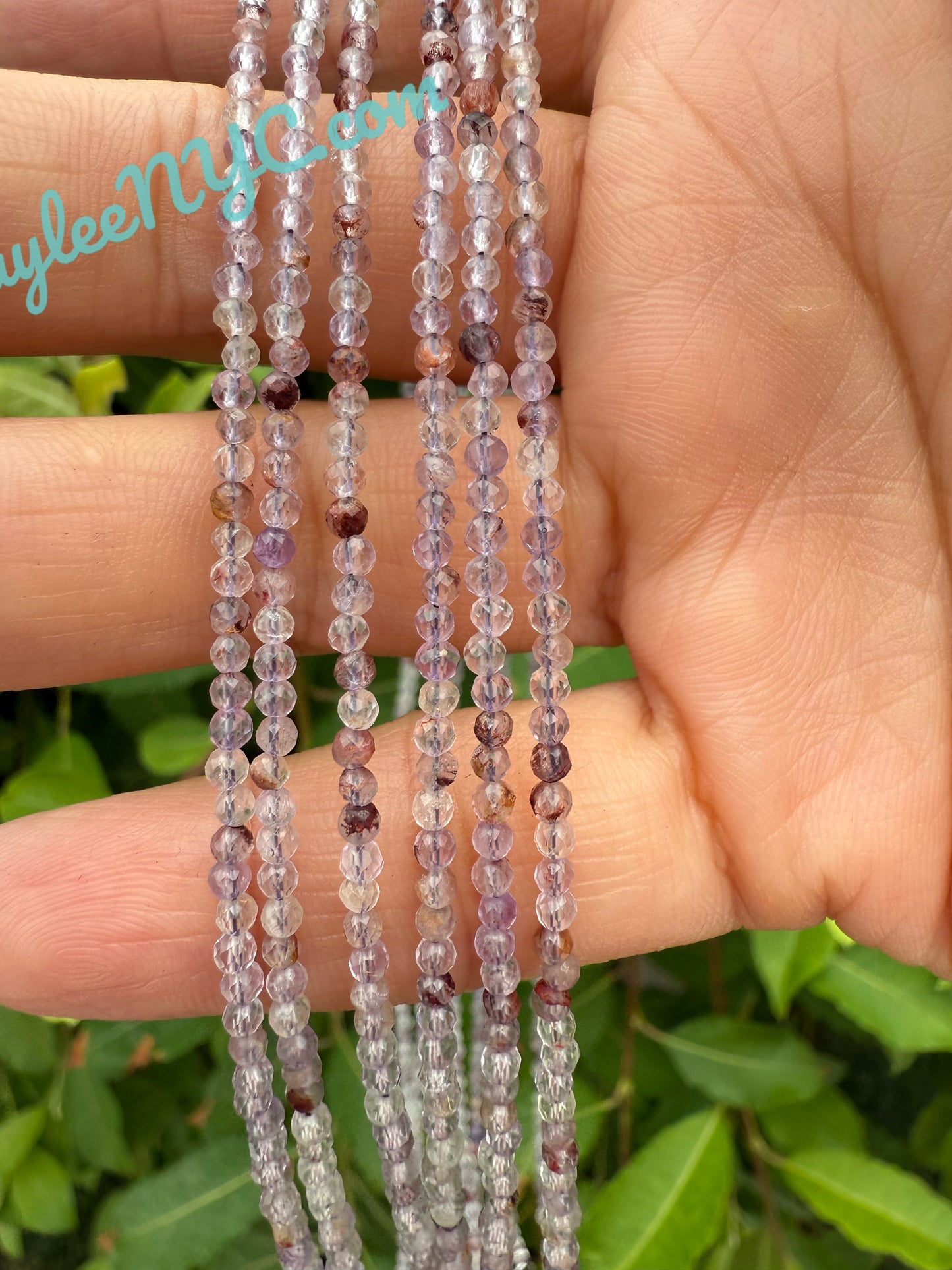 6 PCs 2mm Natural Super Seven Necklaces
