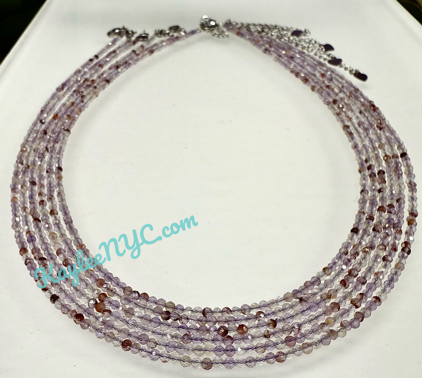 6 PCs 2mm Natural Super Seven Necklaces