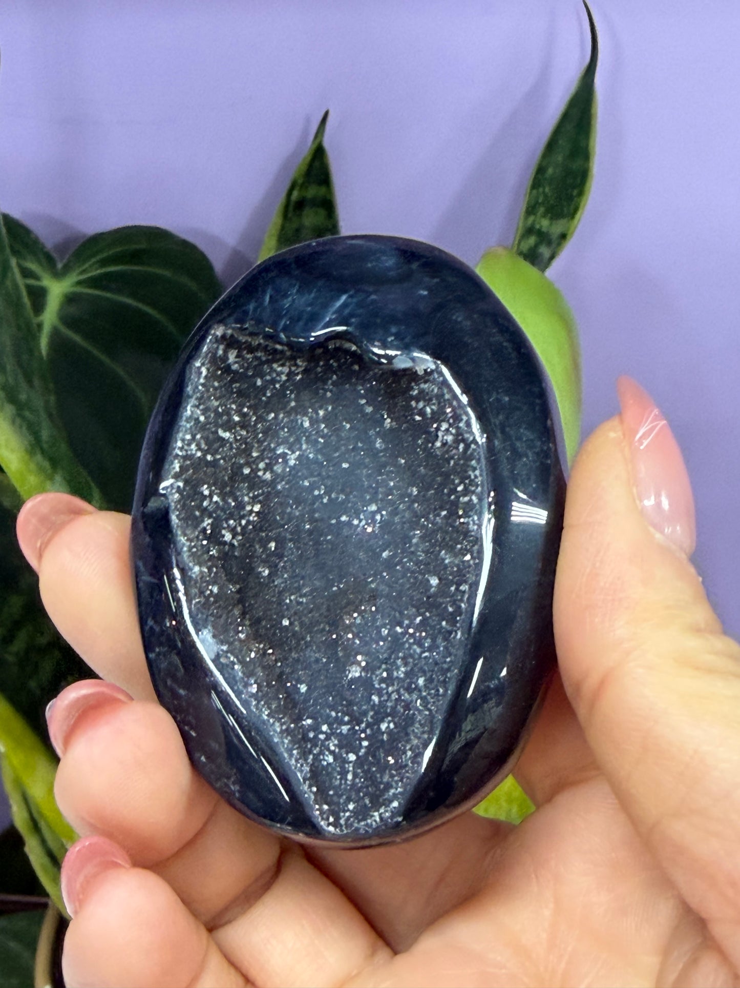 Wholesale 2 Lb Lot Natural Druzy Onyx Palm Stones Crystal Energy