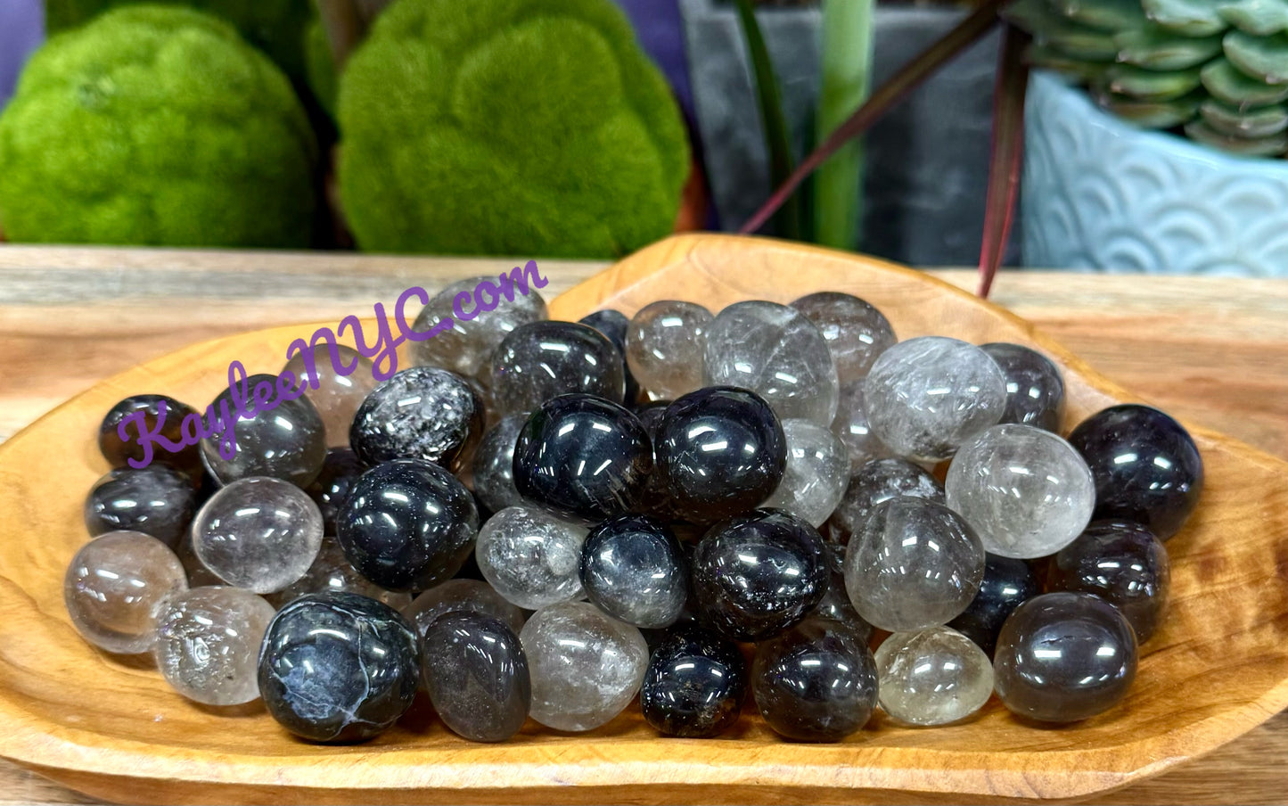 2 lbs Natural Smoky Quartz Tumble