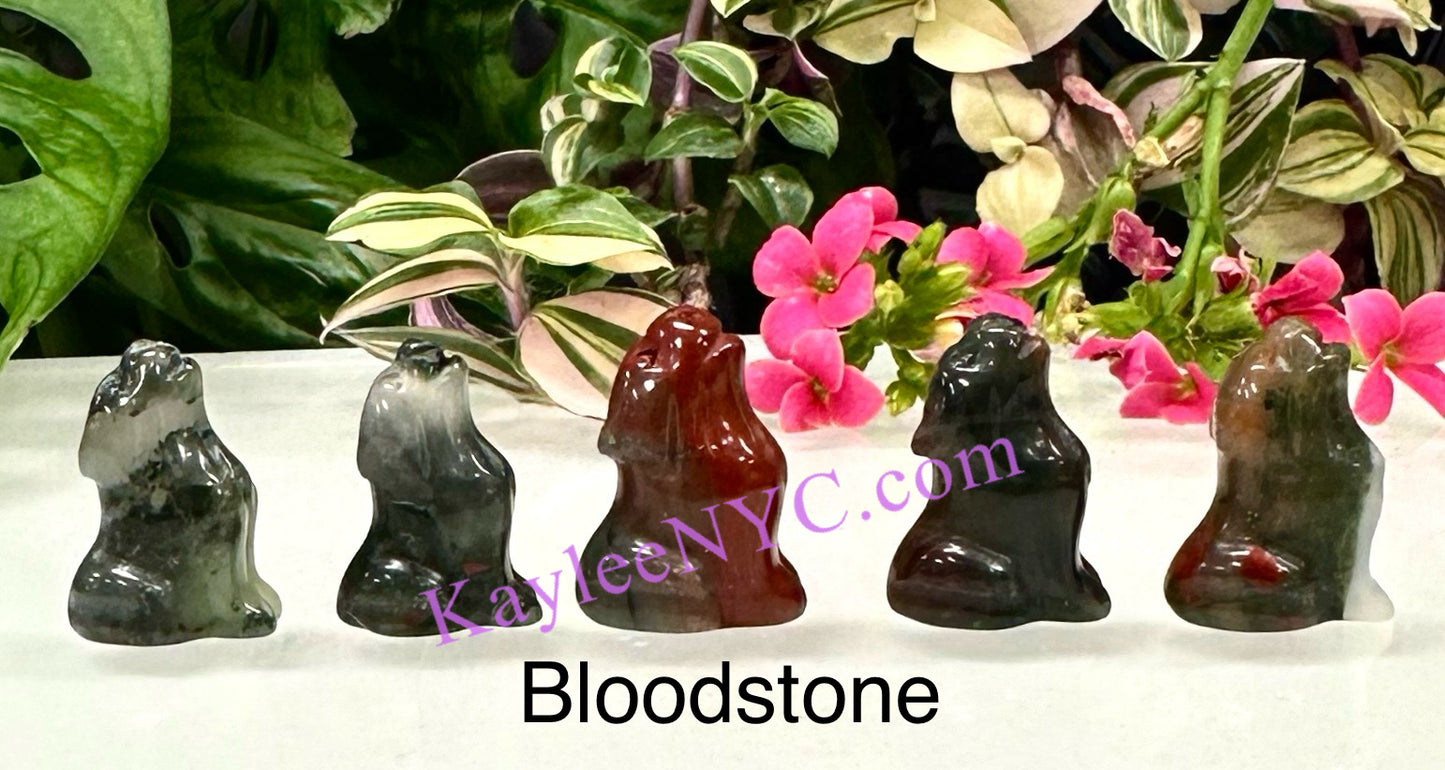 18 PCs 1” Natural Crystal Wolf