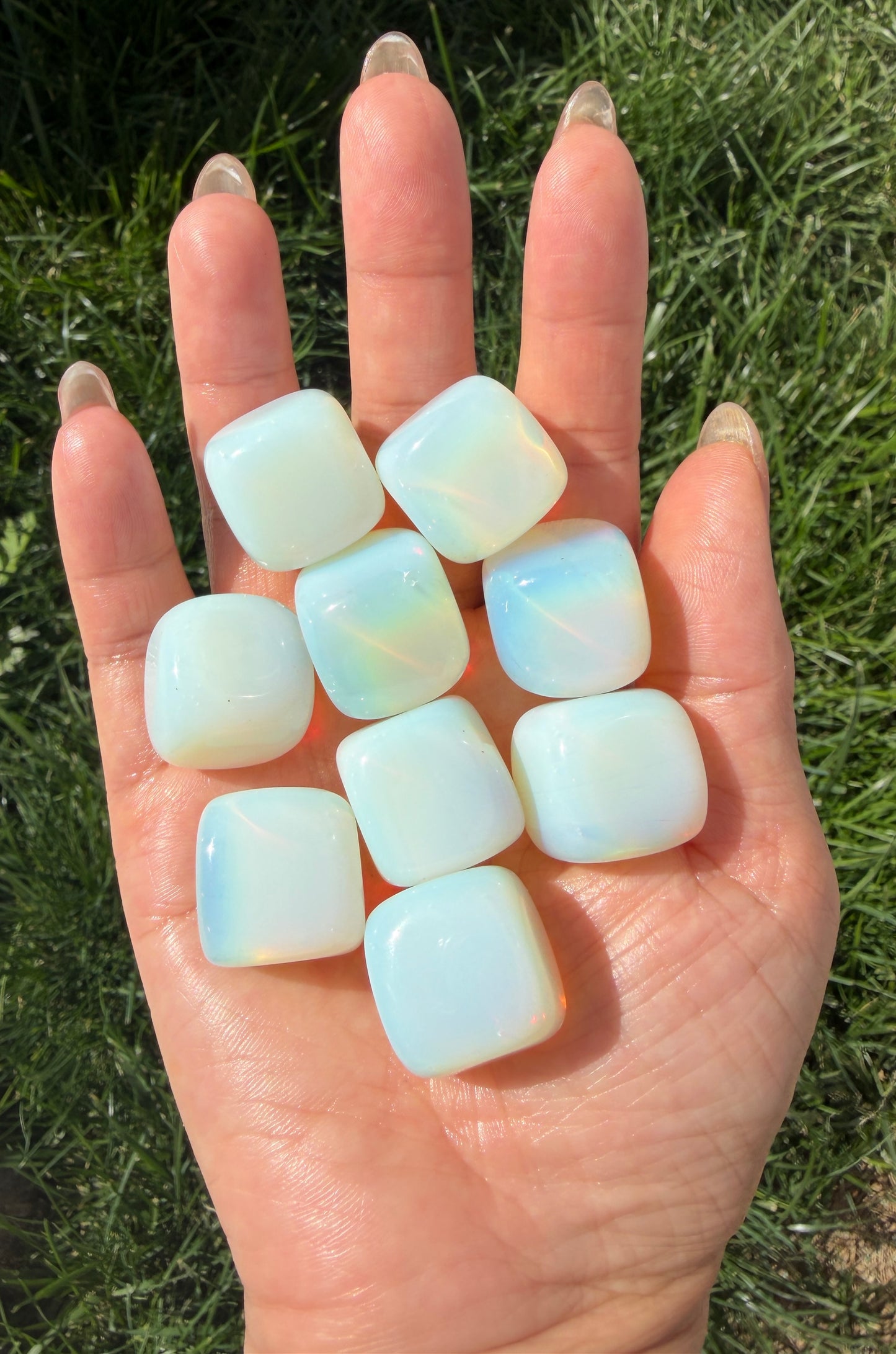 Wholesale Lot 2 lbs Opalite Cube Crystal Healing Energy