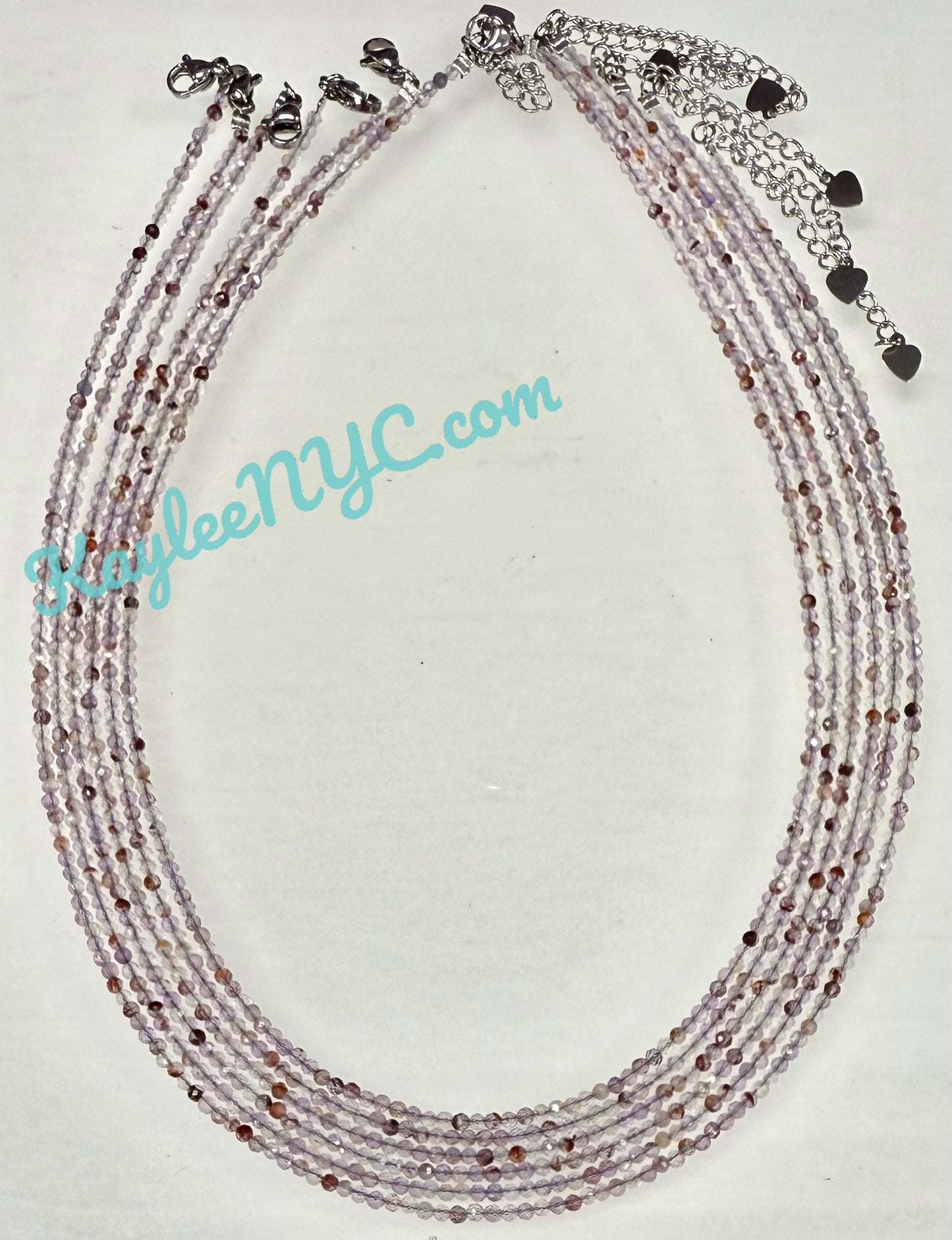 6 PCs 2mm Natural Super Seven Necklaces