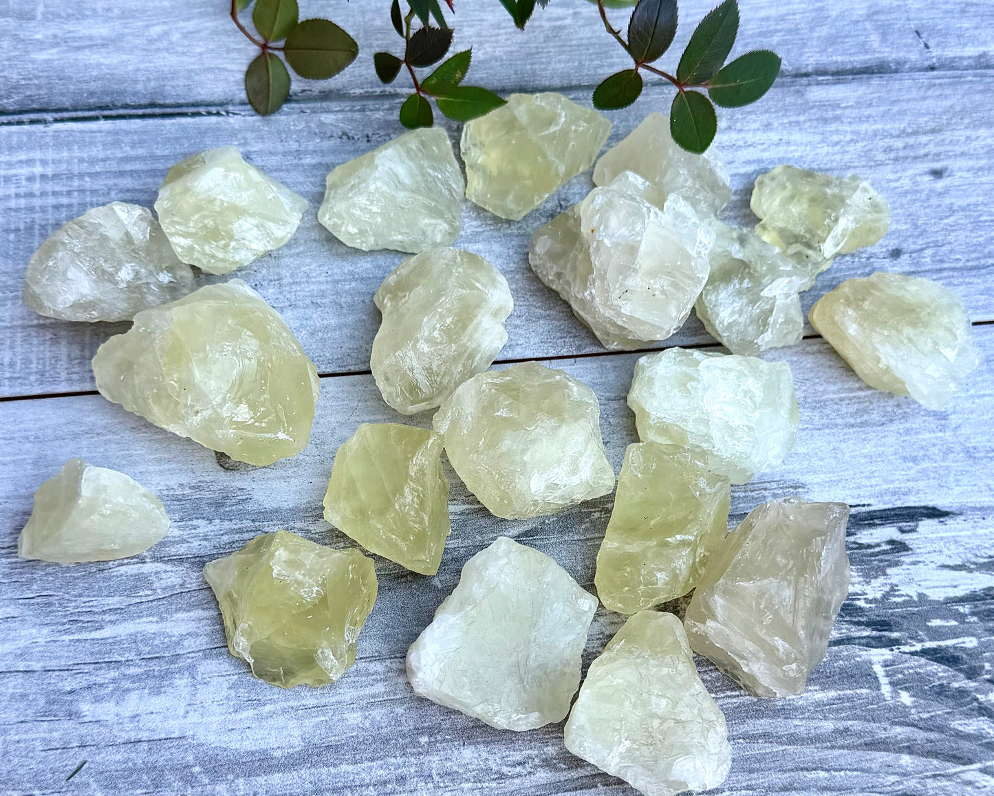 2 lbs Natural Lemon Quartz Rough Crystals Healing Energy