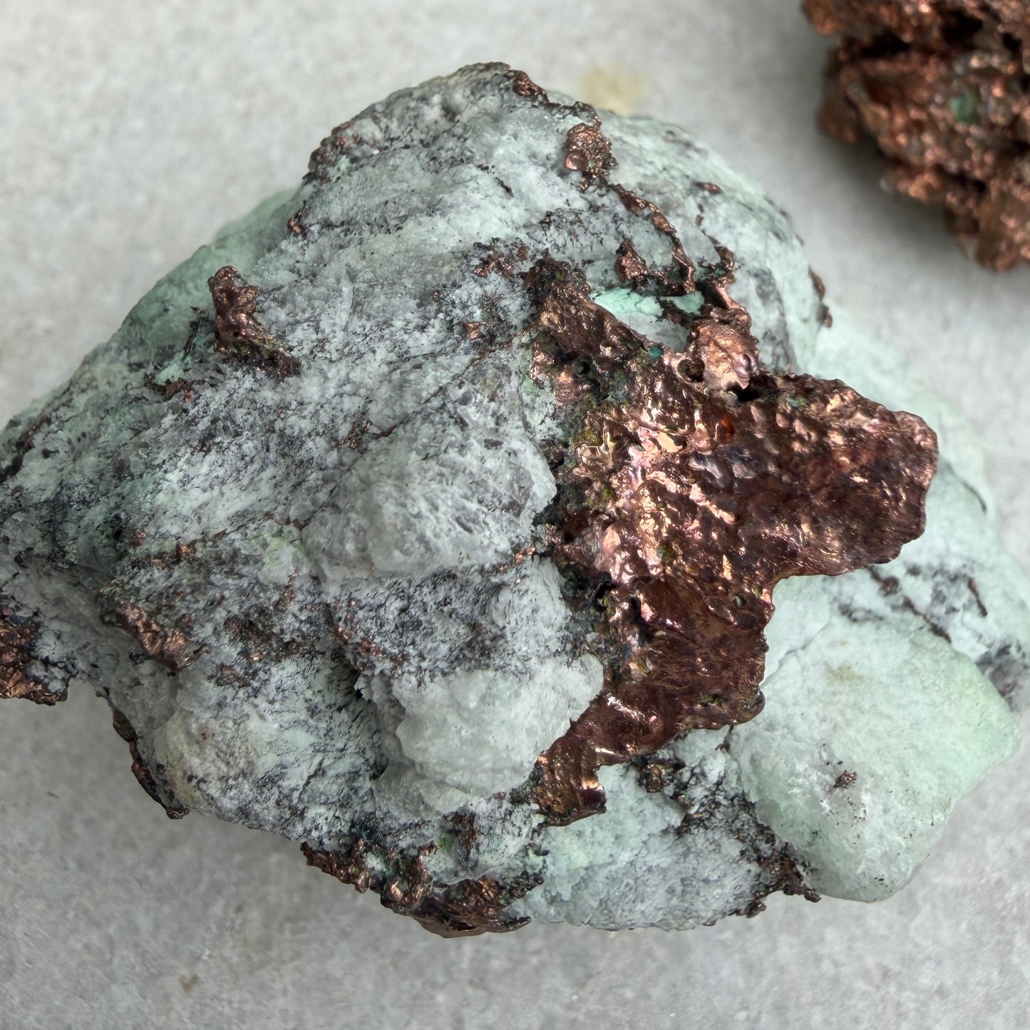 2 lbs Natural Copper Matrix Specimen Rough Crystal