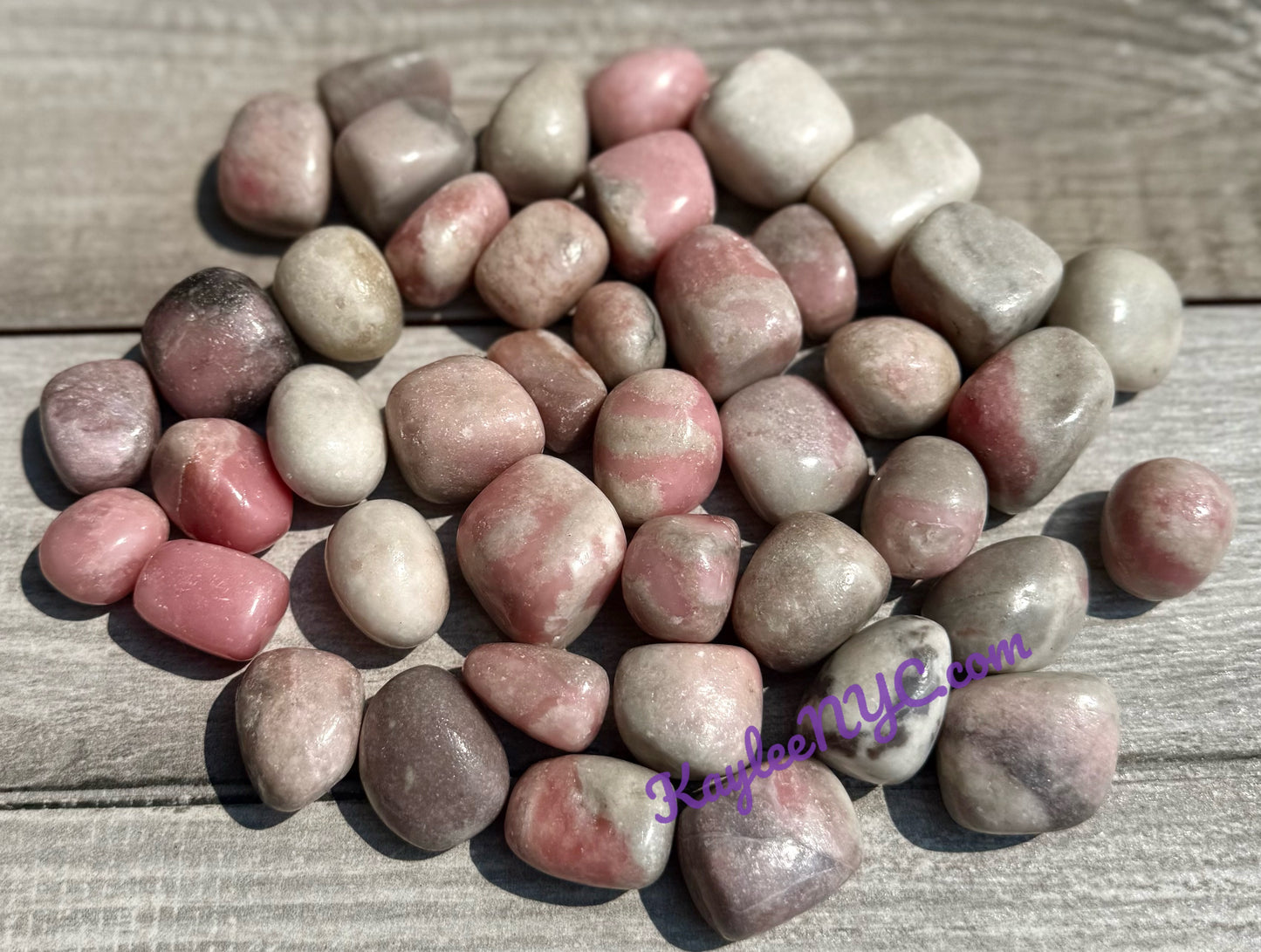 2 lbs Natural Pink Opal Tumble