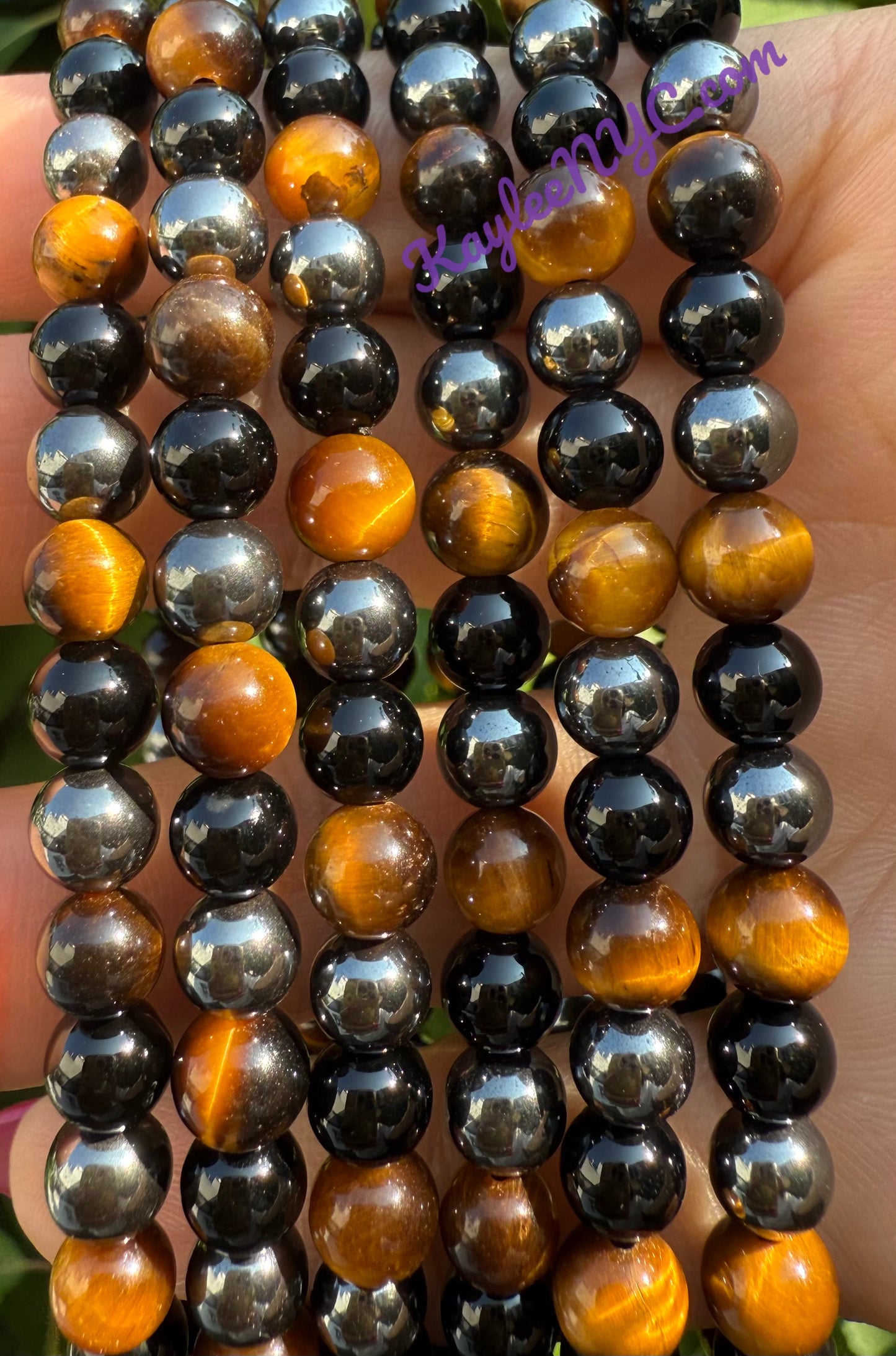 Wholesale 6 Pcs Protection Crystal Healing 6mm 7.5” Crystal Bracelet