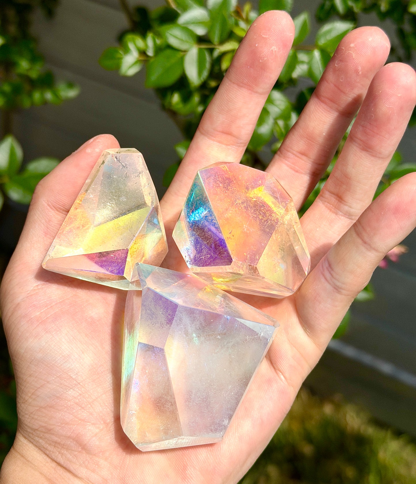 Wholesale Lot 2 lbs Angel Aura Freeform Crystal Polished Healing Energy