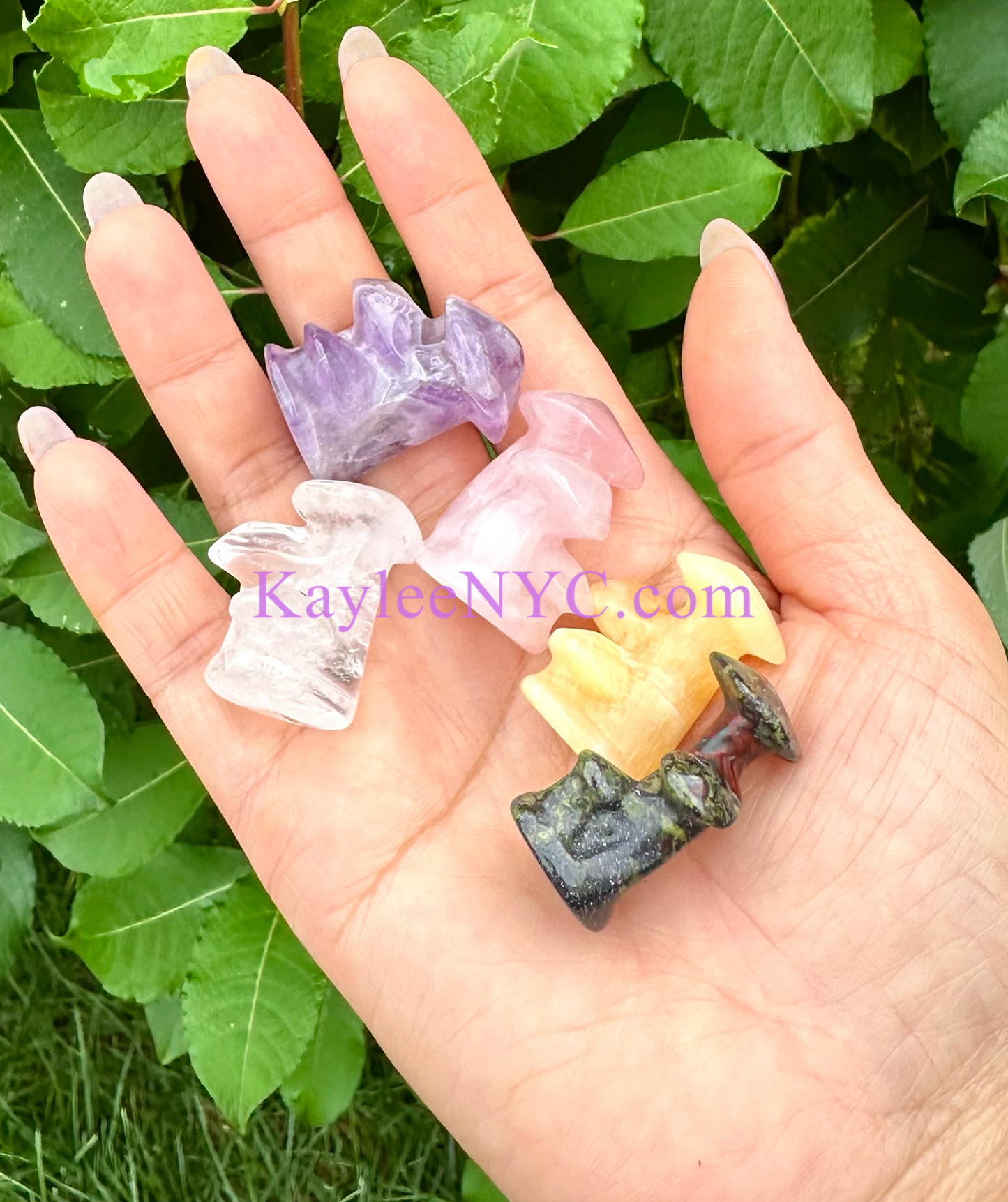 Wholesale Lot 10 pcs 3cm Natural mix Crystals Mushroom Healing Energy