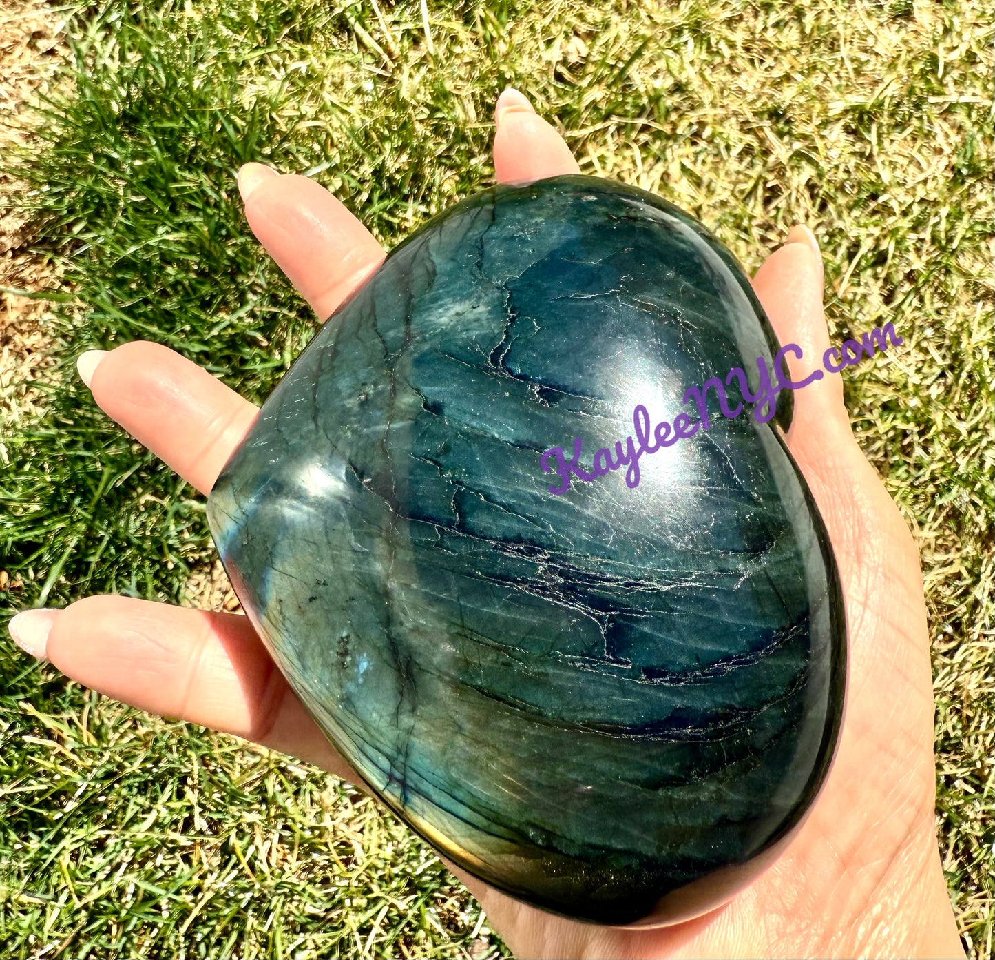 Wholesale 2 Lb Lot Natural Labradorite Heart Crystals Healing Energy