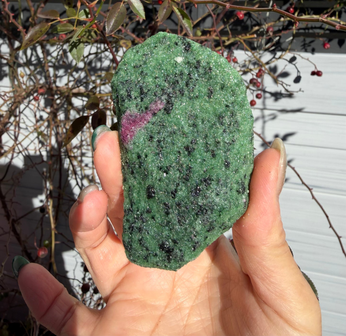 2 lbs Natural Ruby Zoisite Rough Crystals Healing Energy