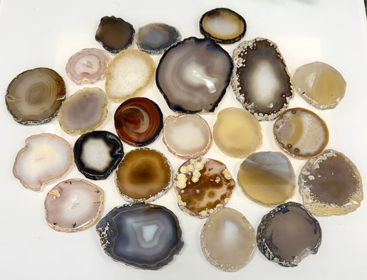 2 lbs Natural Agate Slabs crystal healing energy