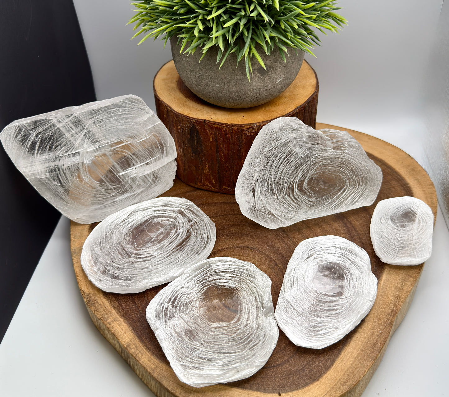 Wholesale Lot 2Lbs Natural Selenite (Gypsum) Rough Crystal Healing Energy