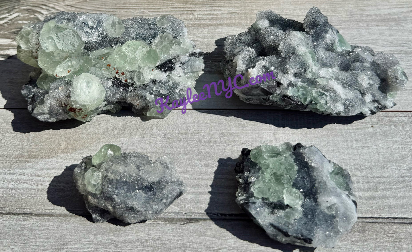 4-5 PCs Natural Fluorite Chalcedony Quartz Specimen Crystal Raw