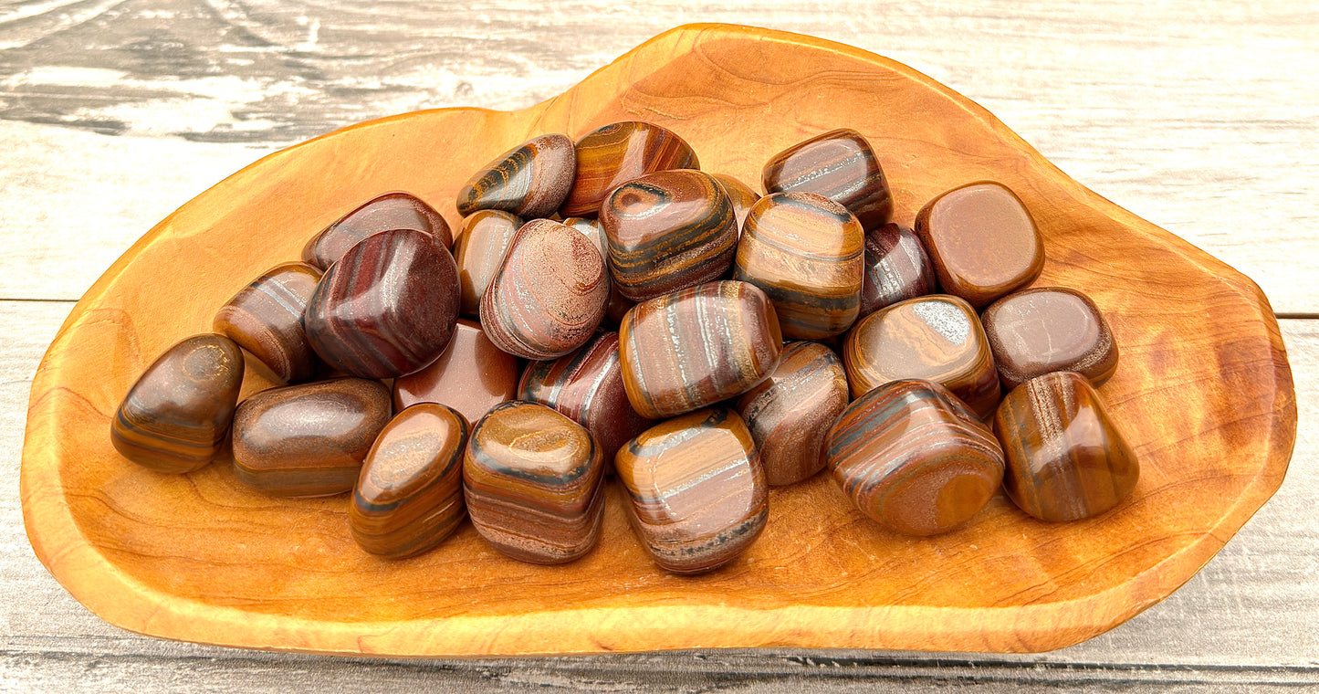 Wholesale Lot 2 Lbs Natural Tiger Iron Tumble Healing Energy