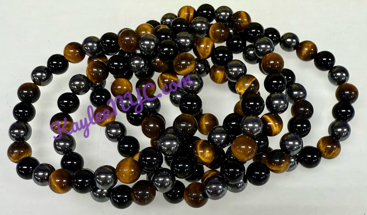 Wholesale 6 Pcs Protection Crystal Healing Stretch Bracelet 8mm 7.5"