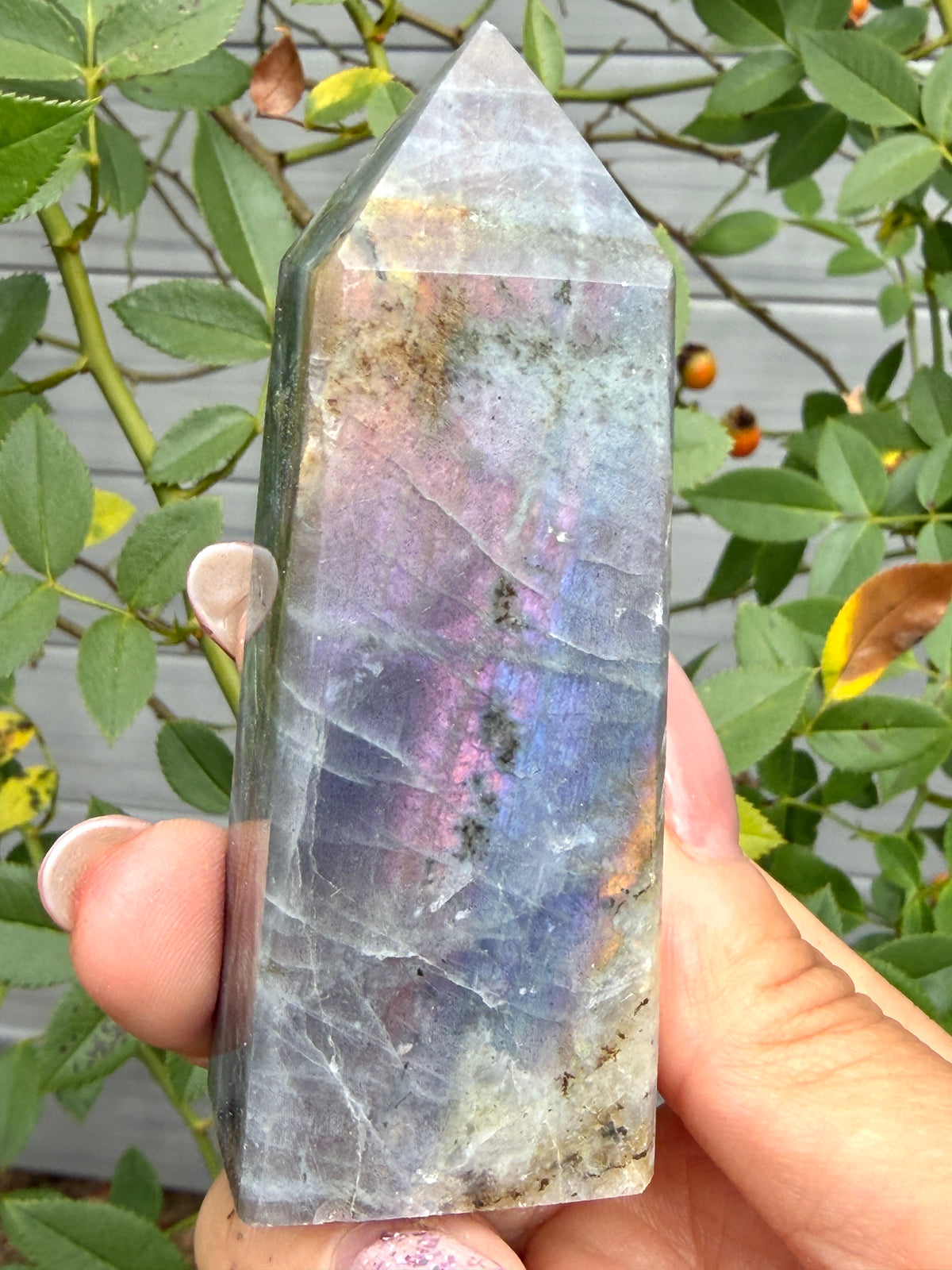 Wholesale Lot 2 lbs Natural Sunset Labradorite obelisk Tower Point Crystal Healing Energy