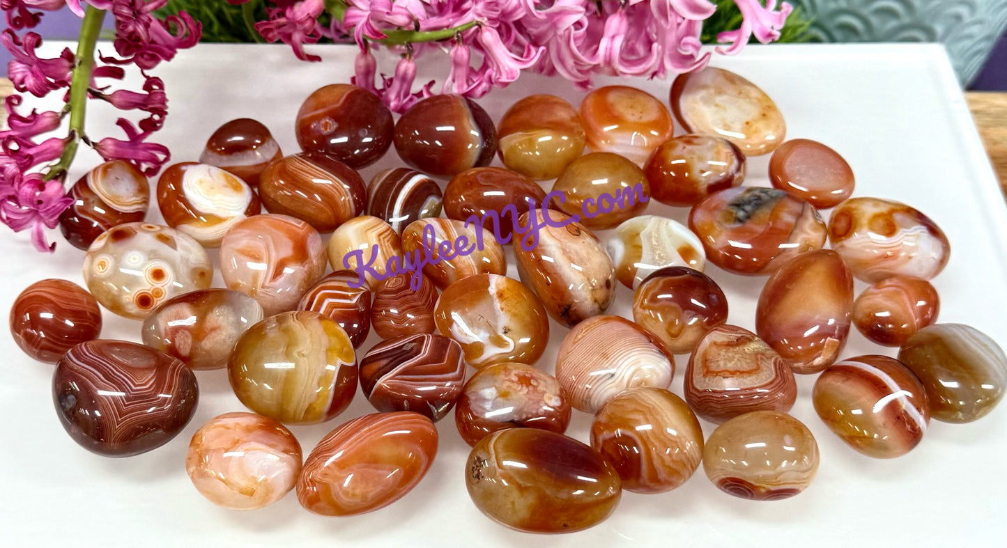 Wholesale Lot 2 Lbs Natural Sardonyx Tumble Healing Energy