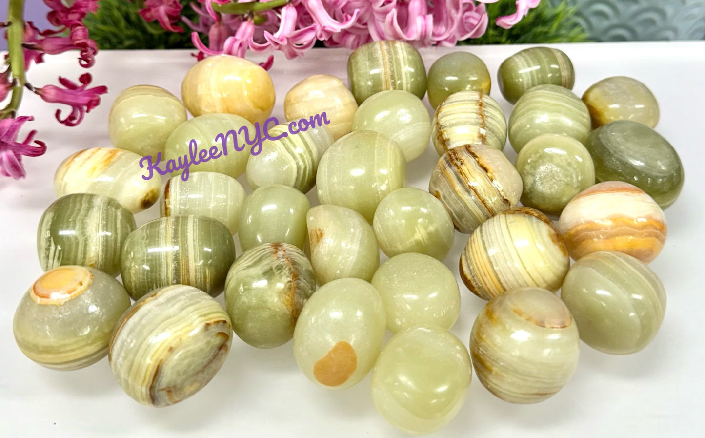 2 lbs Natural Green Onyx Tumble
