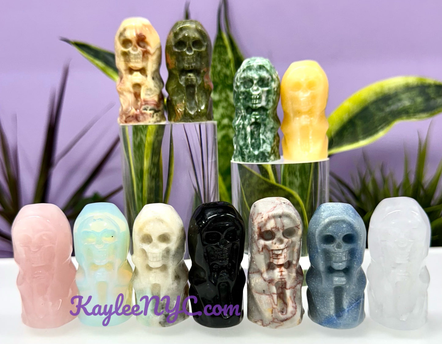11 PCs 5 cm Mix Crystal Grim Reaper Crystals Healing Energy